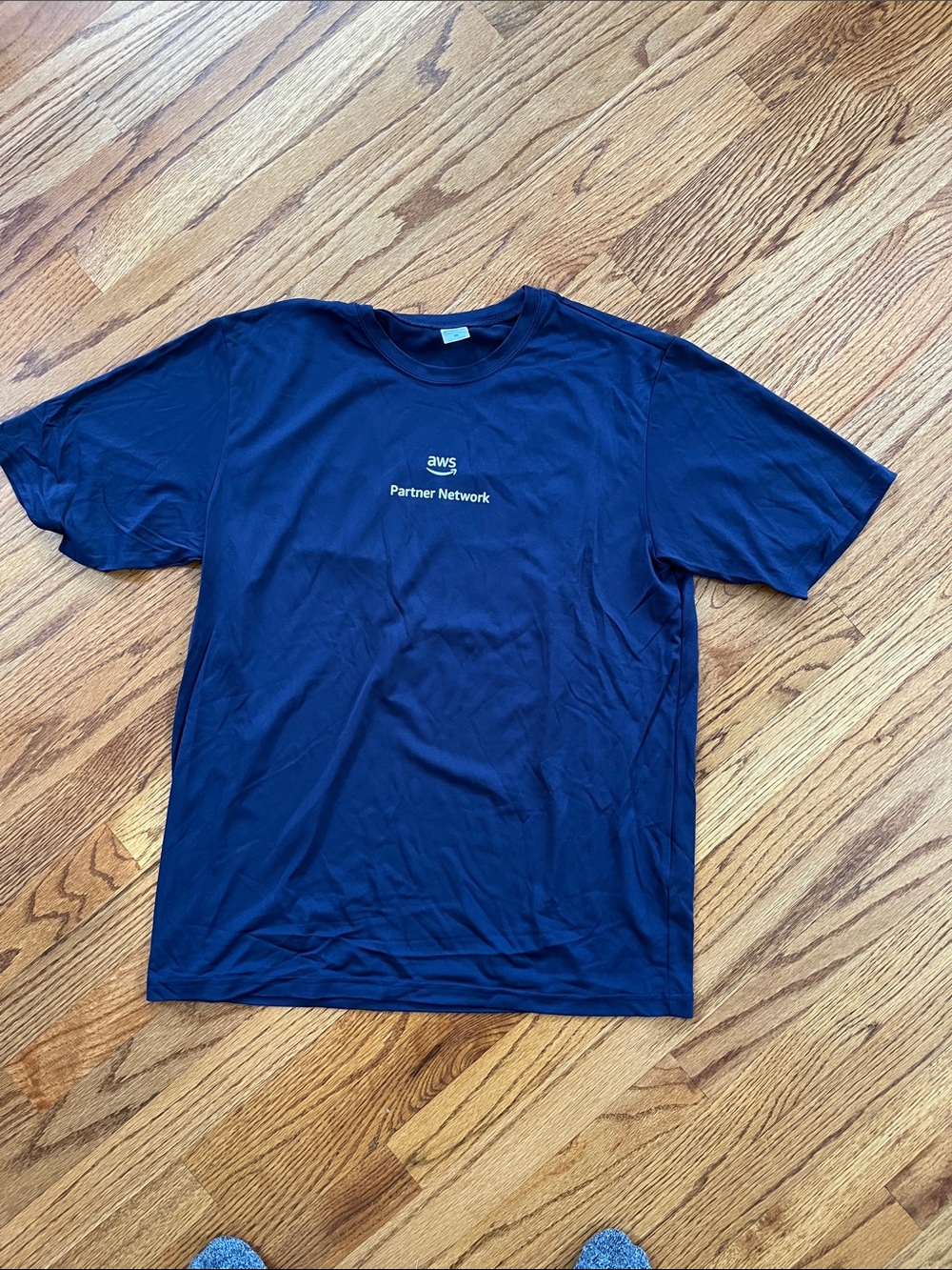 Sport-Tek Navy AWS Partner Network Short-Sleeve Tee